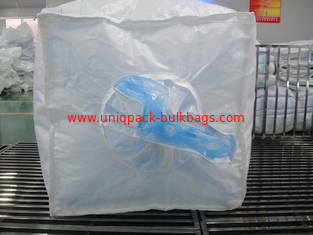 Κίνα Η βιομηχανία μαζικές τσάντες ενός τόνου/FIBC τοποθετεί τις υφαμένες τσάντες πολυπροπυλενίου με το βαθμό τροφίμων σκαφών της γραμμής PE πιστοποιητικό AIB σε σάκκο προμηθευτής